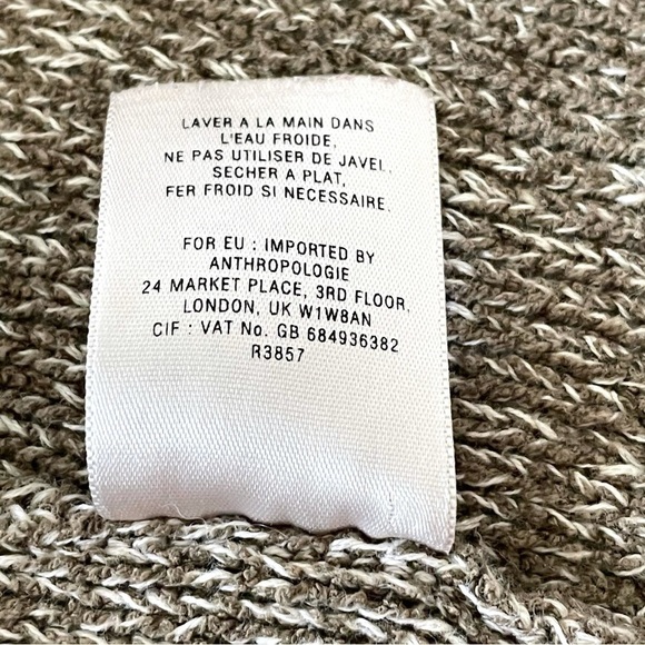 Anthropologie Sparrow Far From Whistler Longline Cardigan Sweater Moss Small - Picture 12 of 14